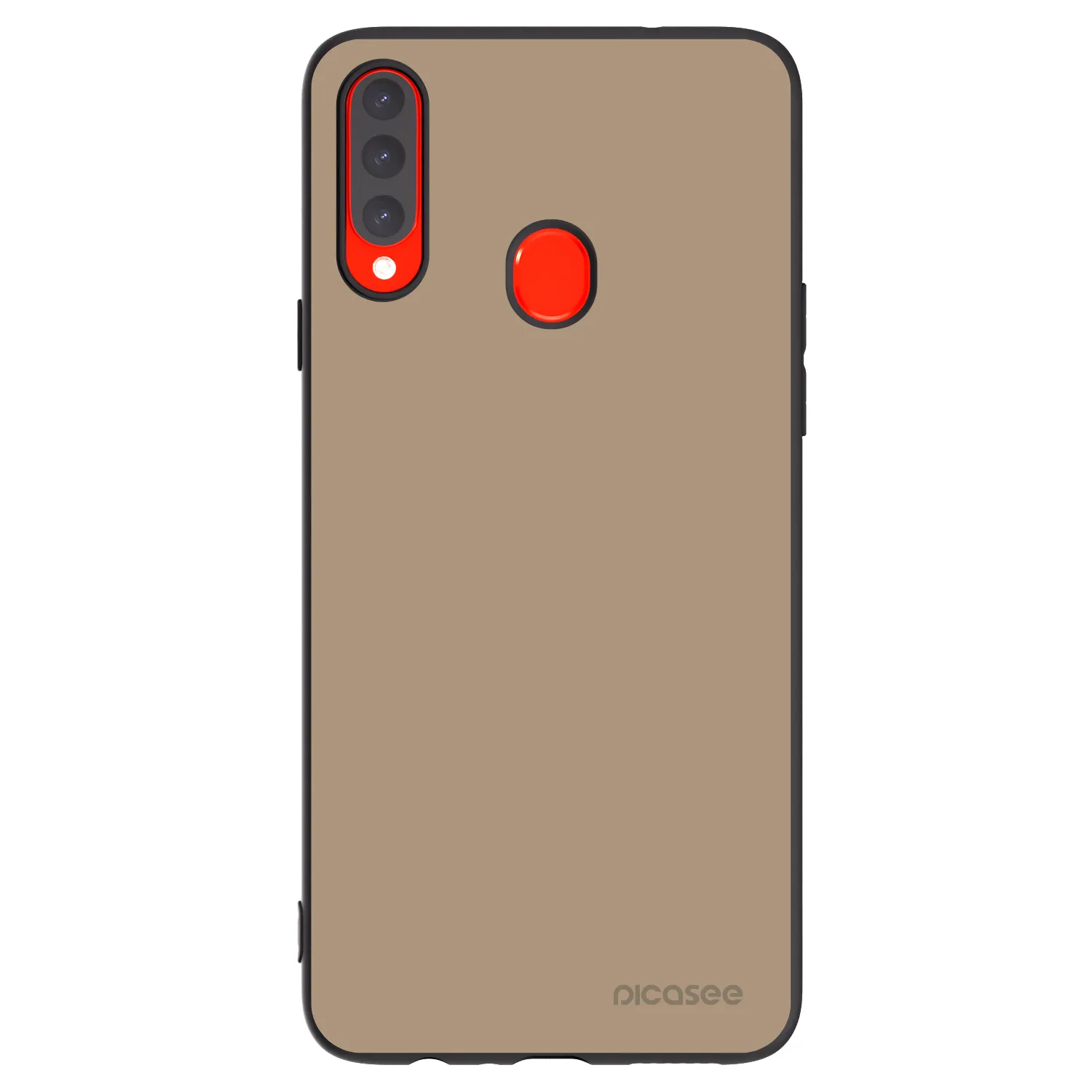 Picasee silikónový čierny obal pre Samsung Galaxy A20s - Soft Sand