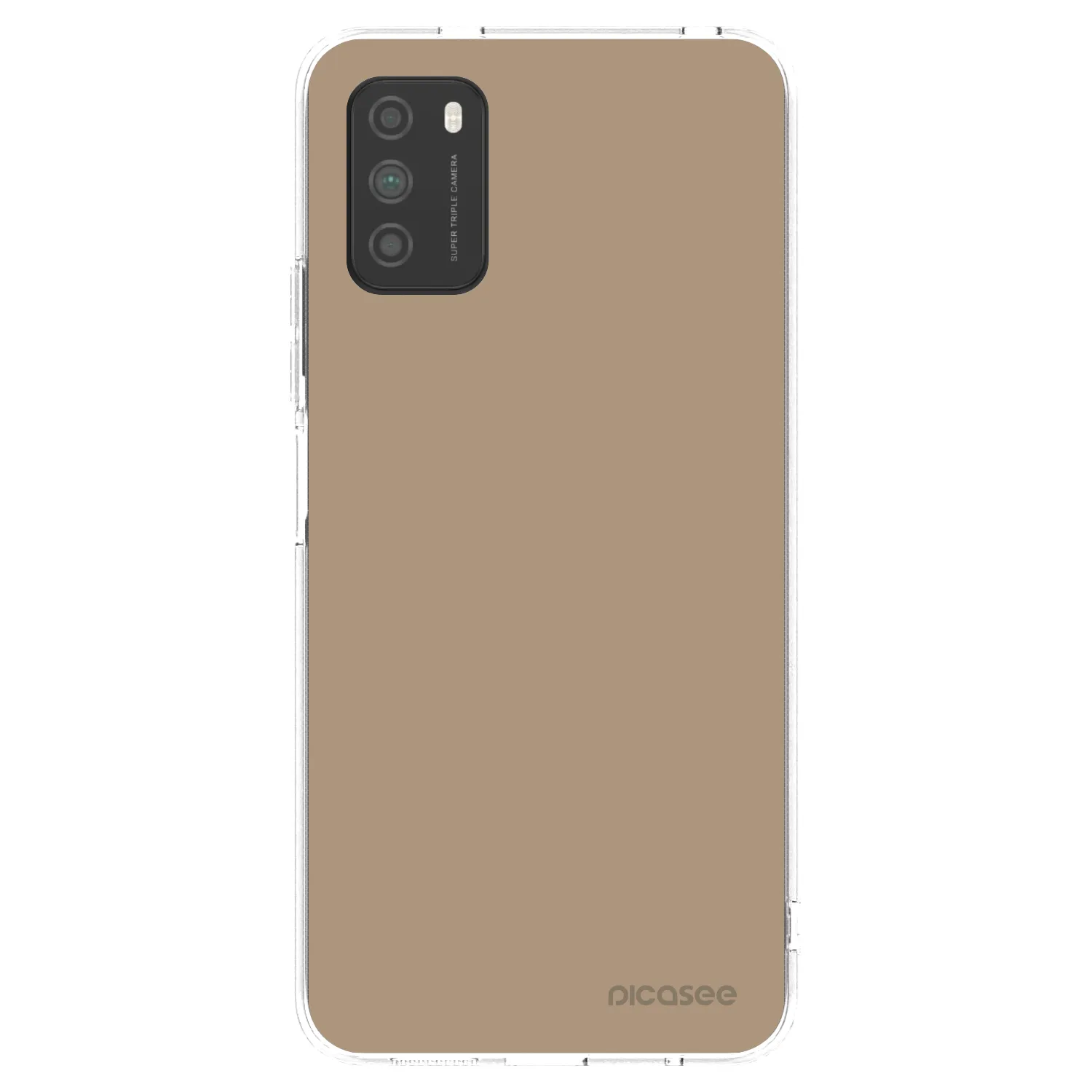 Silikónový prehľadný obal pre Xiaomi Poco M3 - Soft Sand