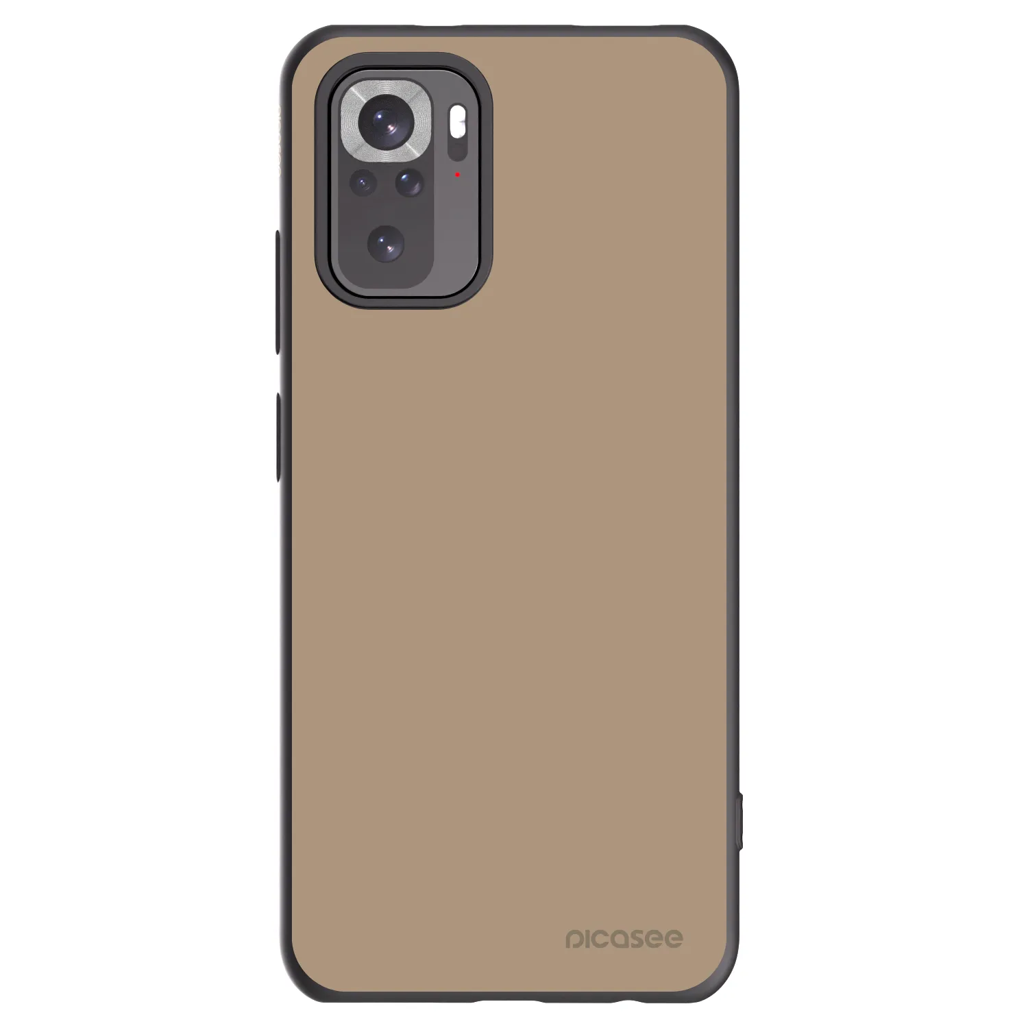 Picasee silikónový čierny obal pre Xiaomi Redmi Note 10S - Soft Sand