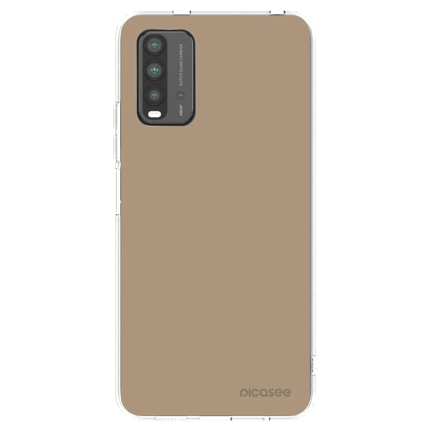 Picasee silikónový prehľadný obal pre Xiaomi Redmi 9T - Soft Sand