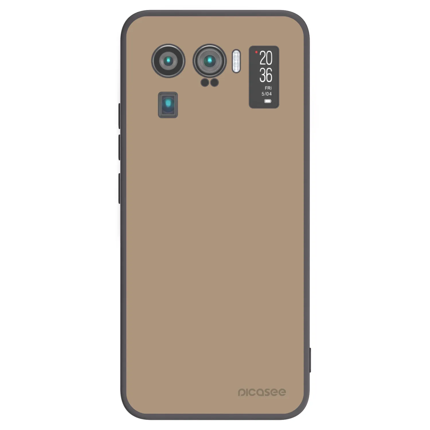 Picasee silikónový čierny obal pre Xiaomi Mi 11 Ultra - Soft Sand