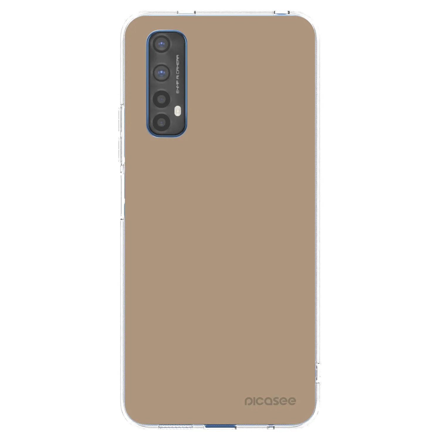Picasee silikónový prehľadný obal pre Realme 7 - Soft Sand