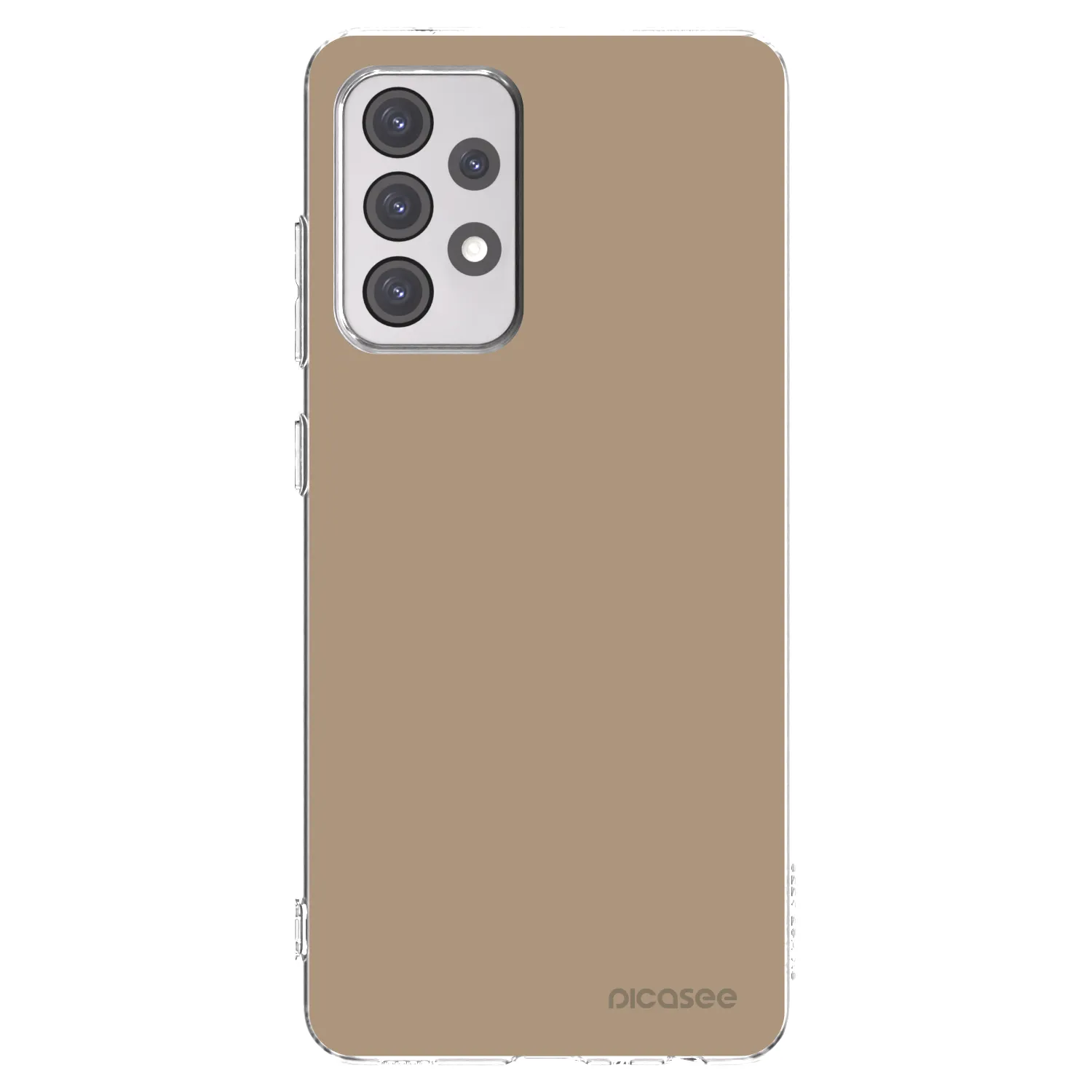 Picasee silikónový prehľadný obal pre Samsung Galaxy A52s 5G A528B - Soft Sand