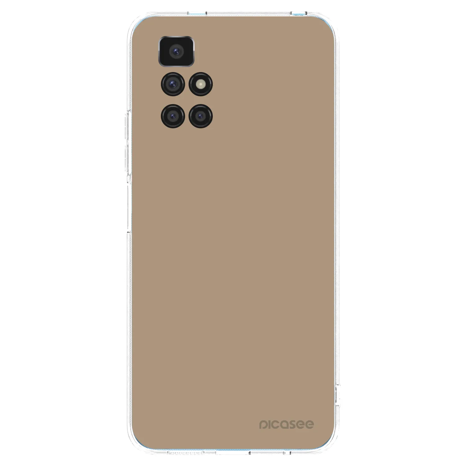 Picasee silikónový prehľadný obal pre Xiaomi Redmi 10 - Soft Sand