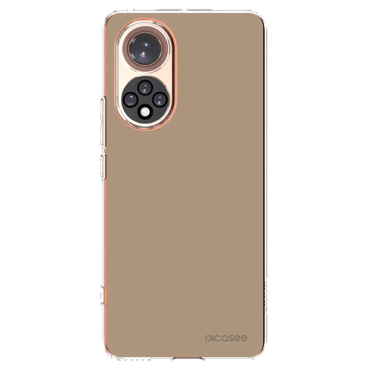 Picasee silikónový prehľadný obal pre Honor 50 5G - Soft Sand