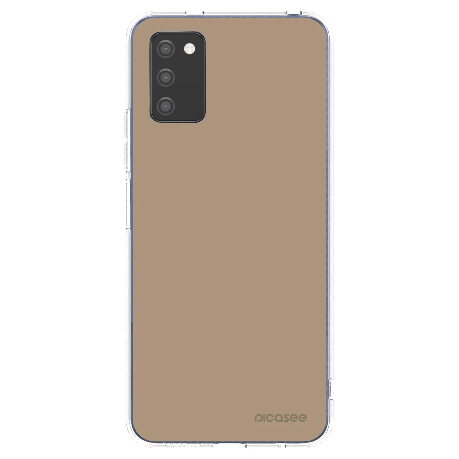Picasee silikónový prehľadný obal pre Samsung Galaxy A03s A037G - Soft Sand