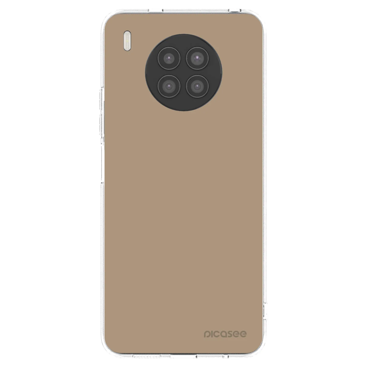 Picasee silikónový prehľadný obal pre Huawei Nova 8i - Soft Sand