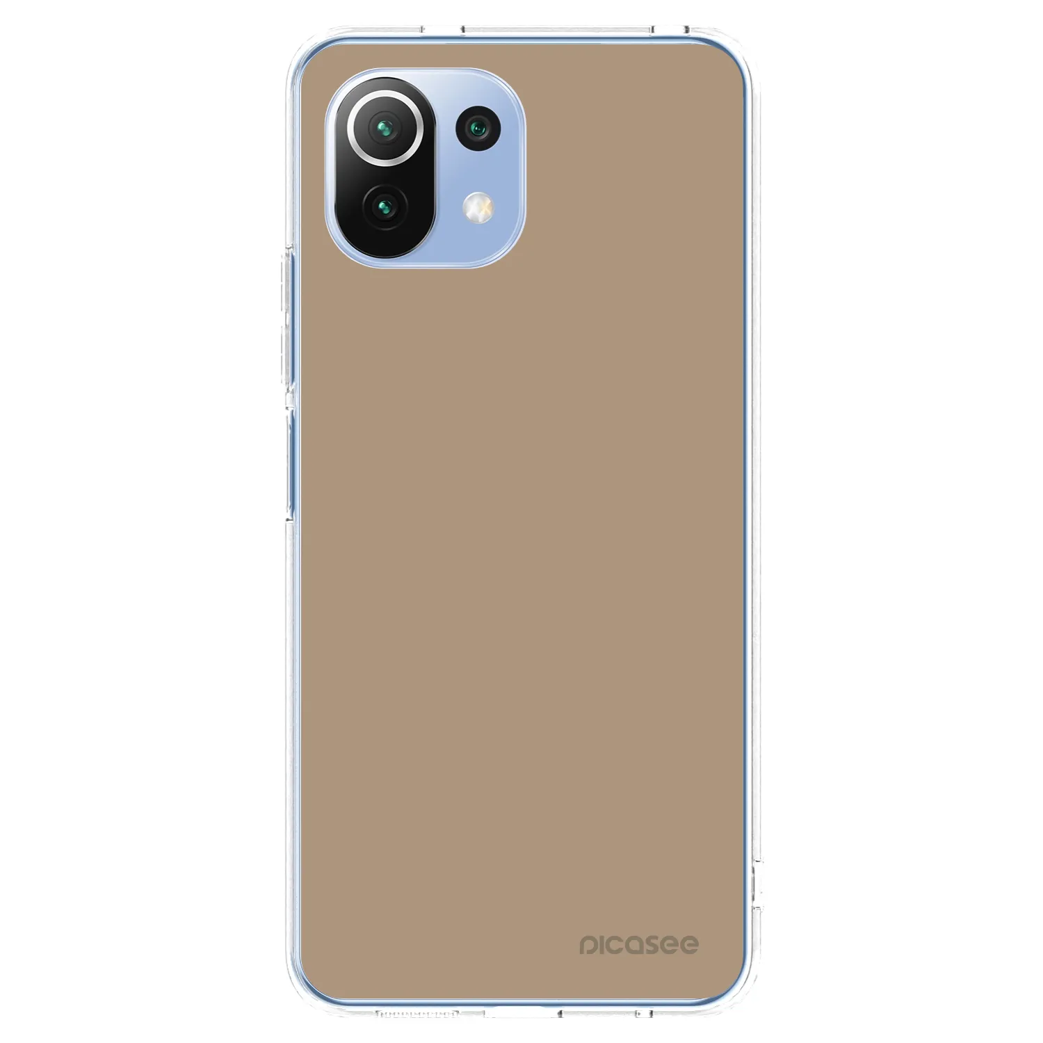 Picasee silikónový prehľadný obal pre Xiaomi 11 Lite 5G NE - Soft Sand