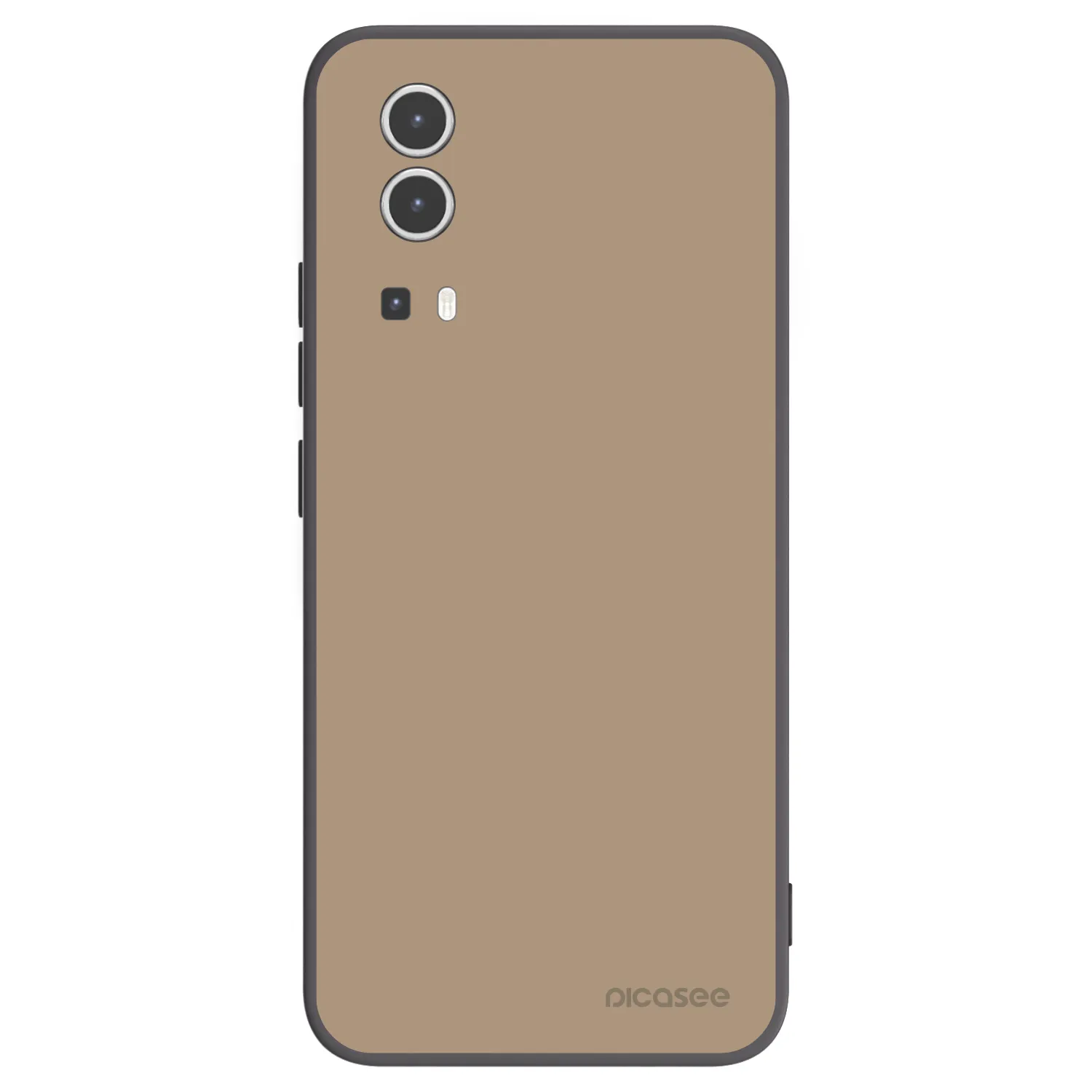 Picasee silikónový čierny obal pre Vivo Y72 5G - Soft Sand