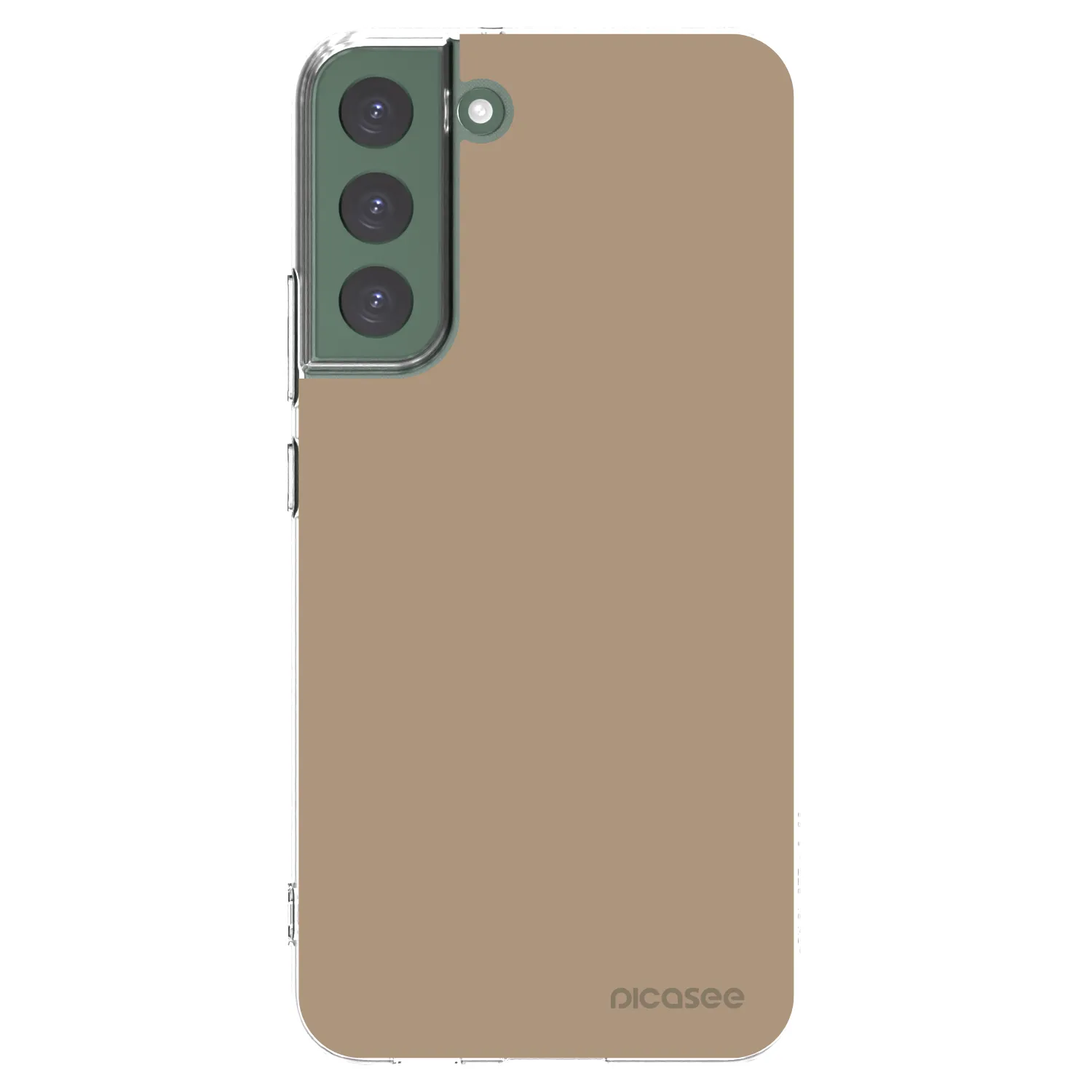 Picasee silikónový prehľadný obal pre Samsung Galaxy S22+ 5G - Soft Sand
