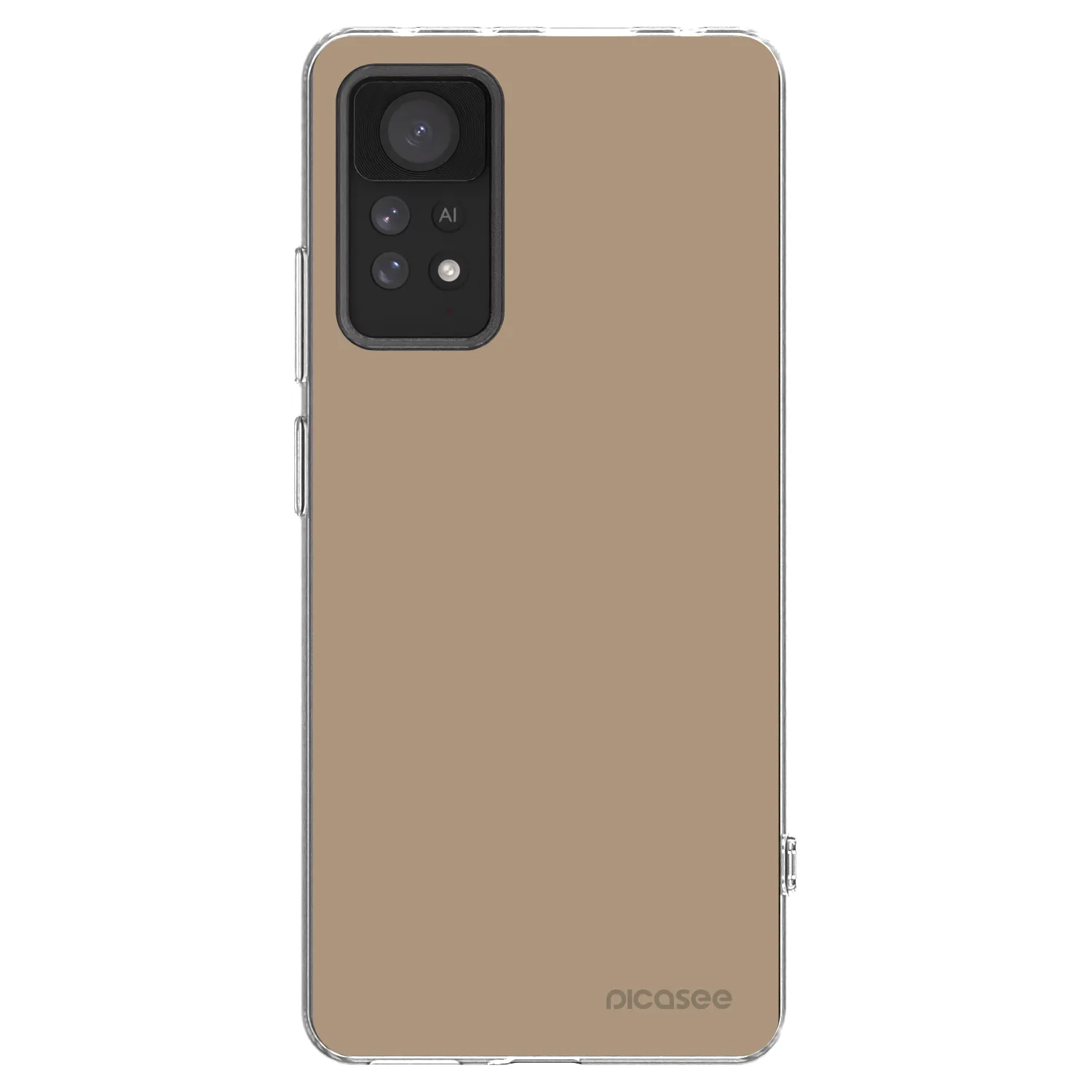 Picasee silikónový prehľadný obal pre Xiaomi Redmi Note 11 Pro - Soft Sand