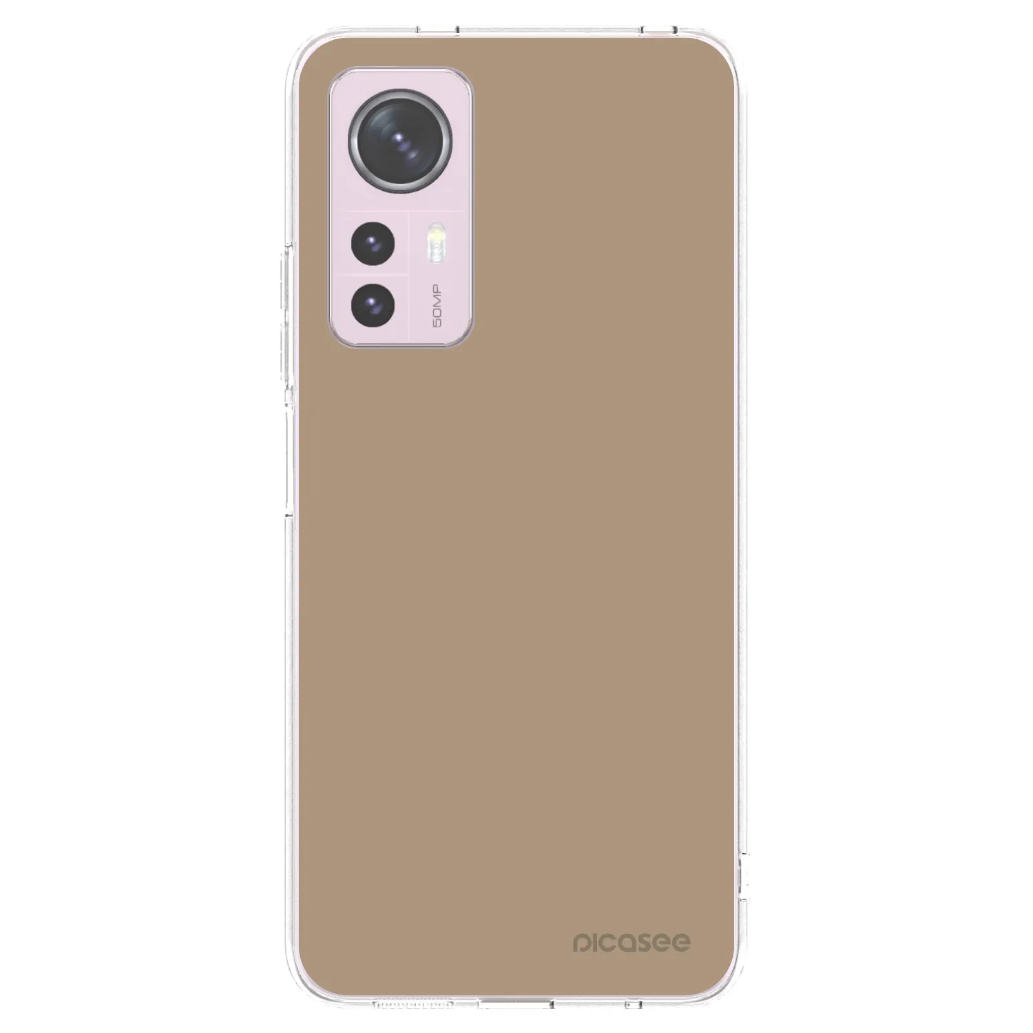 Picasee silikónový prehľadný obal pre Xiaomi 12 - Soft Sand