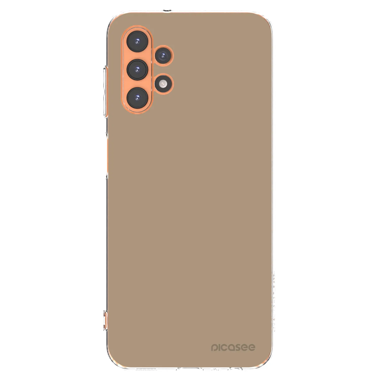 Picasee silikónový prehľadný obal pre Samsung Galaxy A13 4G A135 - Soft Sand
