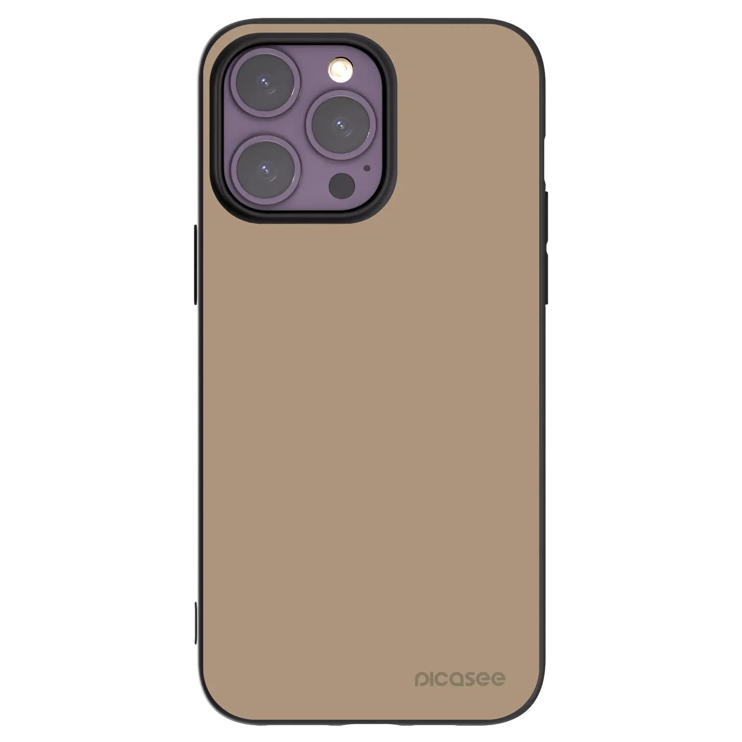 Picasee silikónový čierny obal pre Apple iPhone 14 Pro Max - Soft Sand