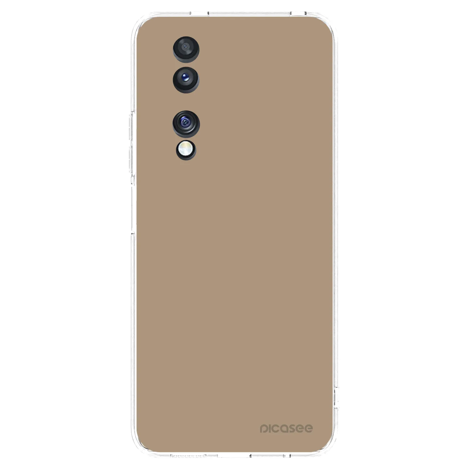 Picasee silikónový prehľadný obal pre Honor 70 - Soft Sand