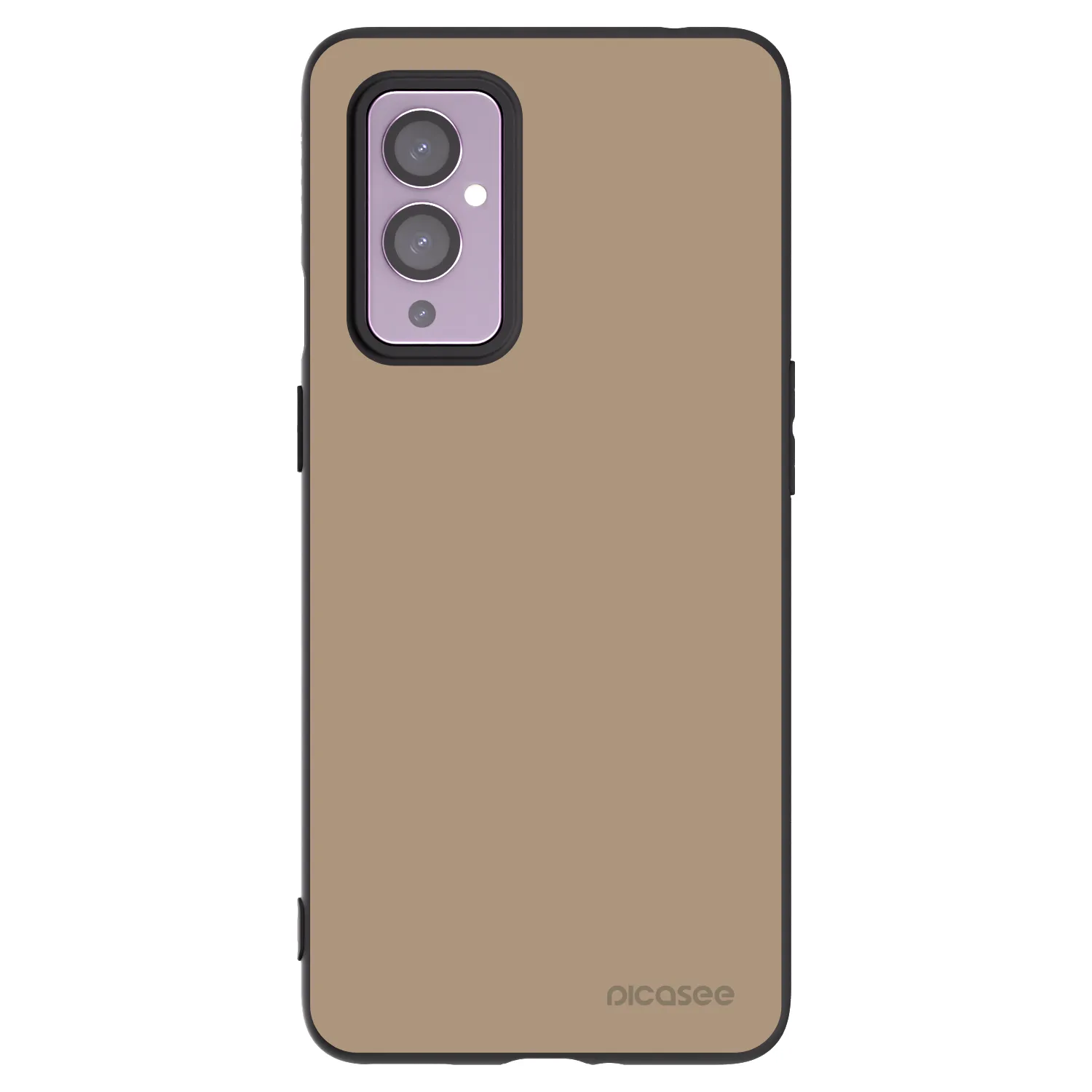 Picasee silikónový čierny obal pre OnePlus 9 - Soft Sand