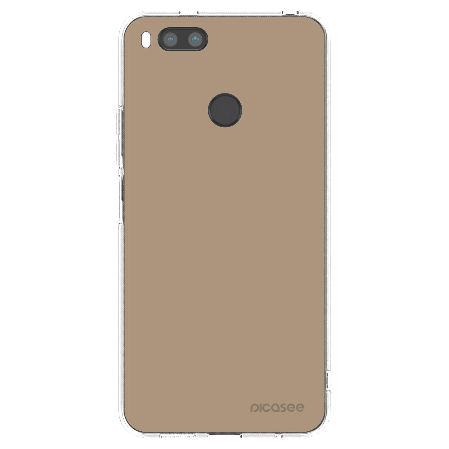 Picasee silikónový prehľadný obal pre Xiaomi Redmi A1 - Soft Sand