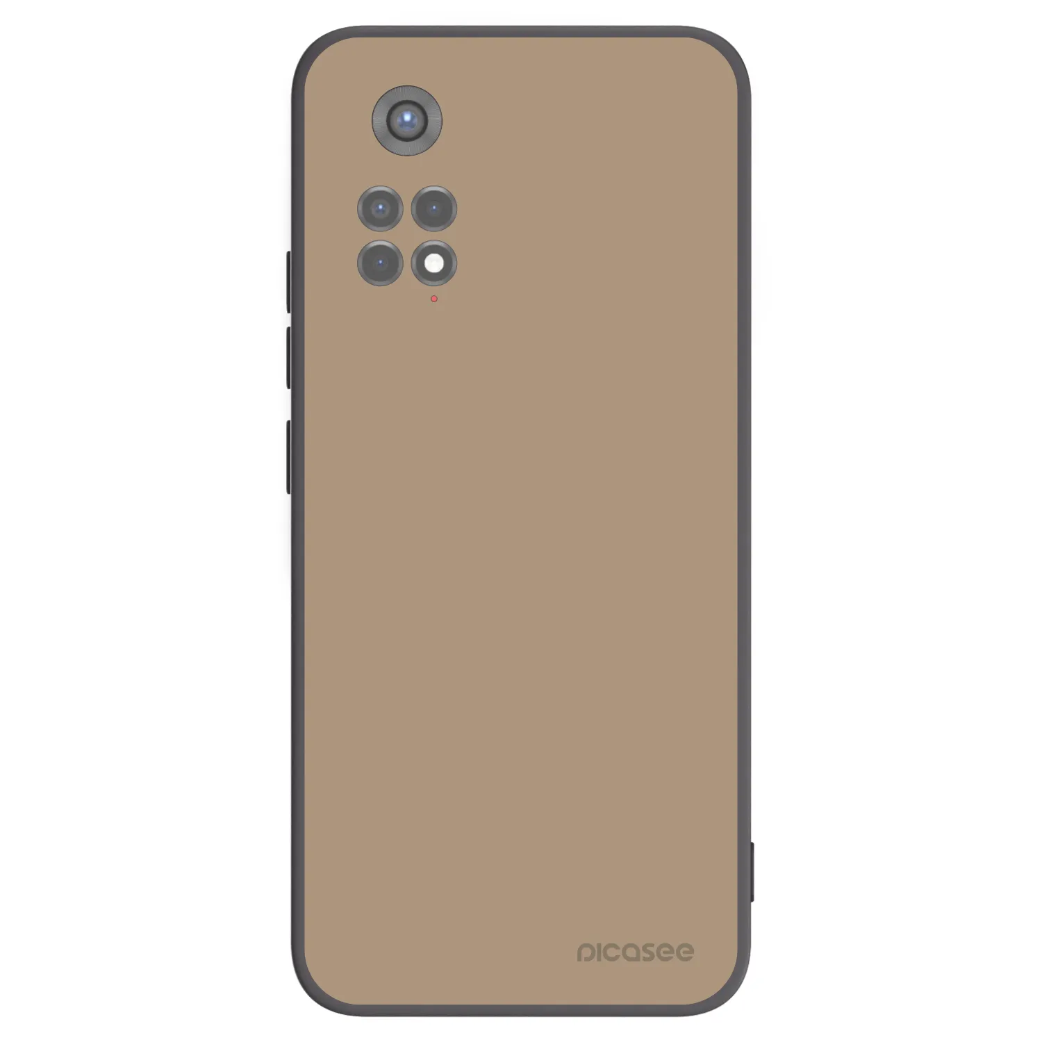 Picasee silikónový čierny obal pre Xiaomi Redmi Note 11S 5G - Soft Sand
