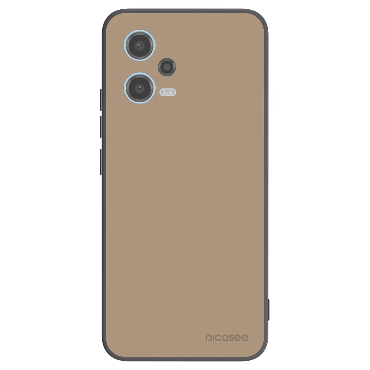 Picasee silikónový čierny obal pre Xiaomi Redmi Note 12 5G - Soft Sand