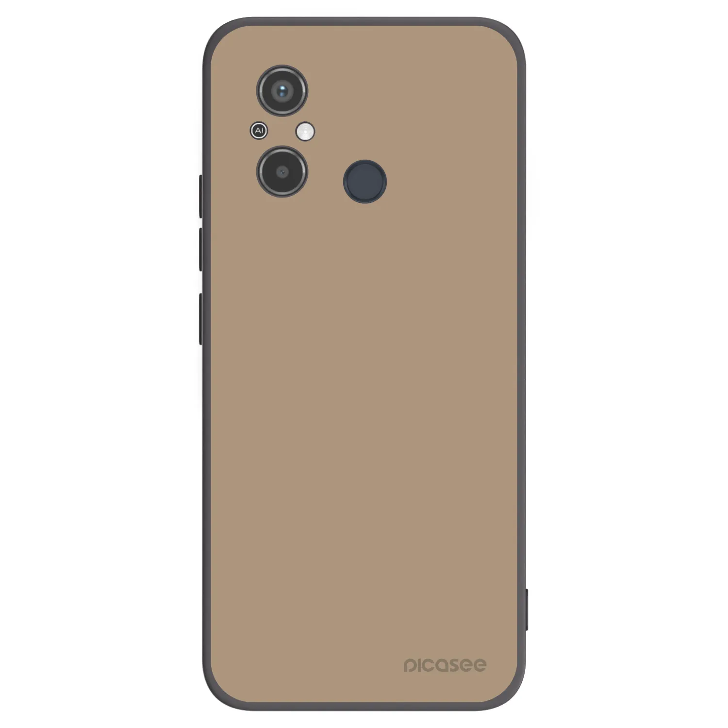 Picasee silikónový čierny obal pre Xiaomi Redmi 12C - Soft Sand