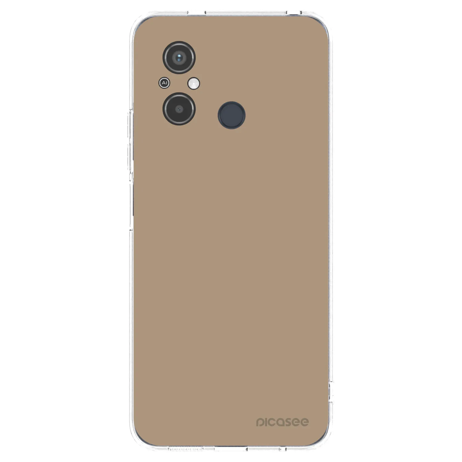 Picasee silikónový prehľadný obal pre Xiaomi Redmi 12C - Soft Sand