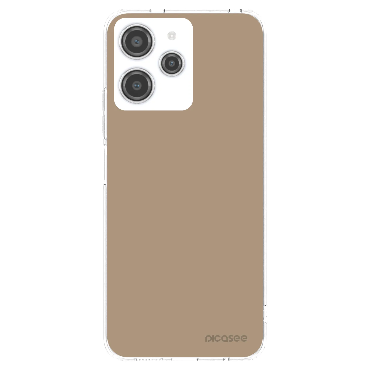Picasee silikónový prehľadný obal pre Xiaomi Redmi 12 4G - Soft Sand