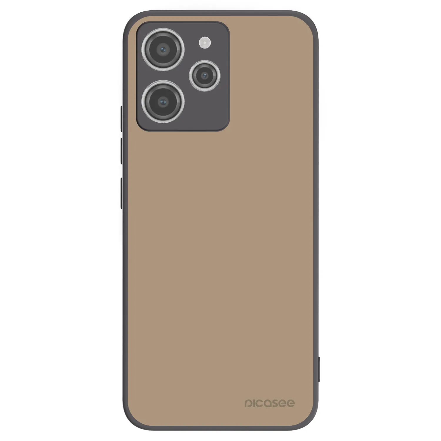 Picasee silikónový čierny obal pre Xiaomi Redmi 12 4G - Soft Sand