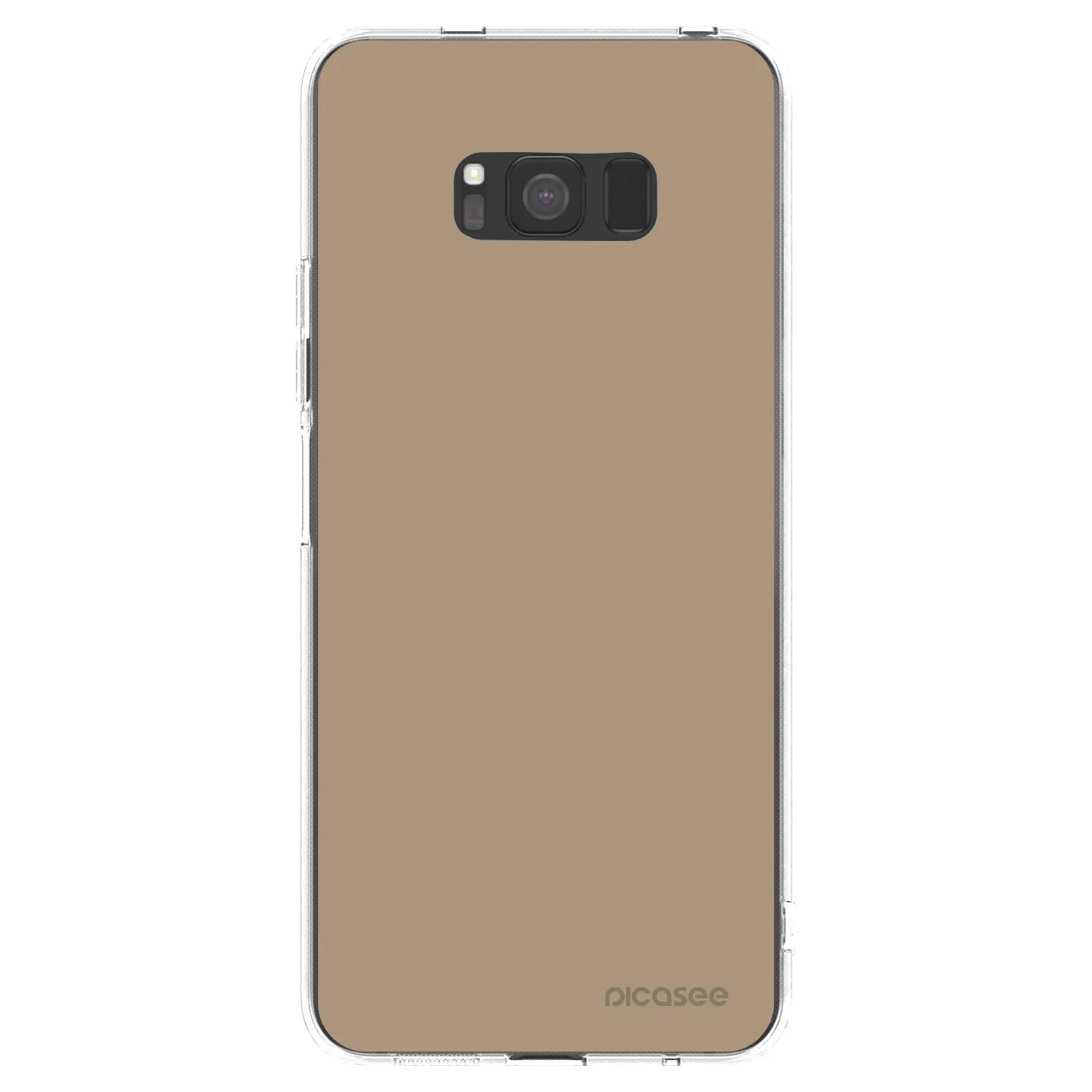 Picasee silikónový prehľadný obal pre Samsung Galaxy S8 G950F - Soft Sand