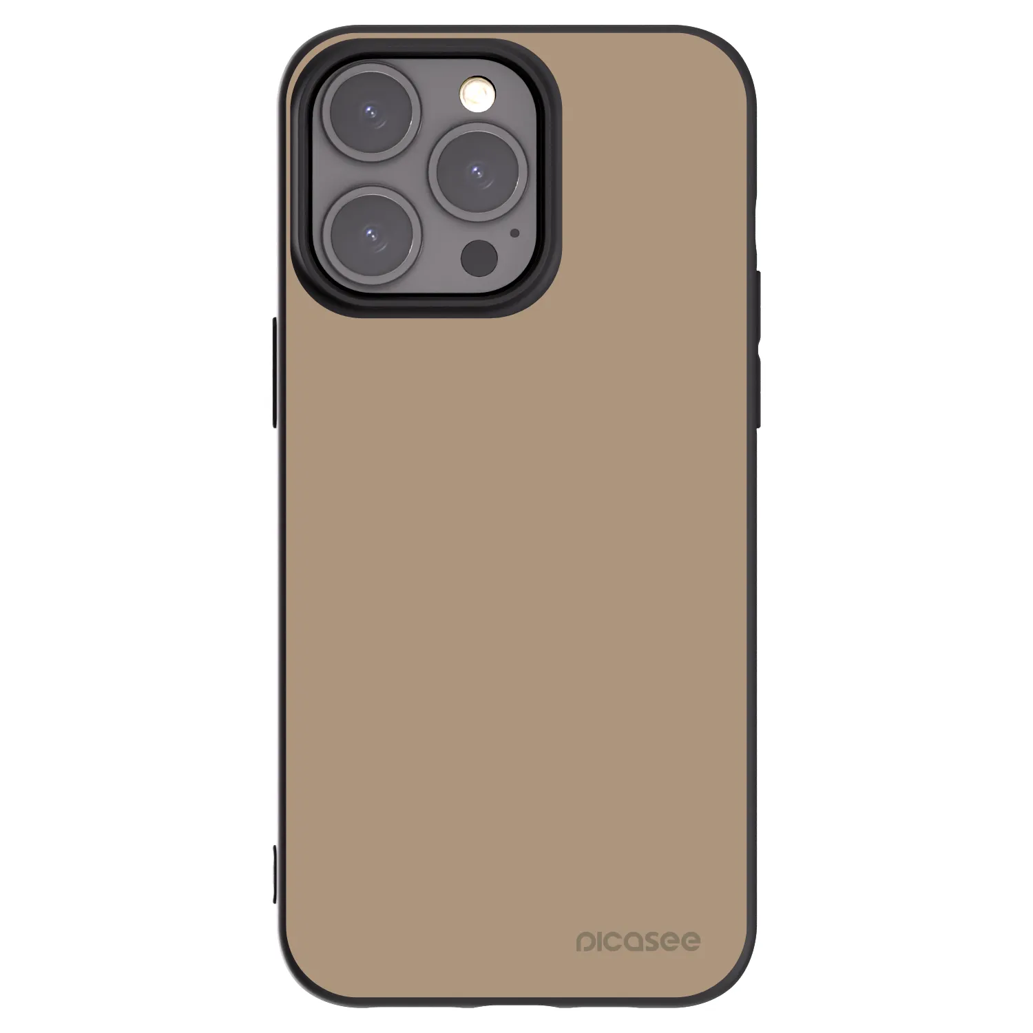 Picasee silikónový čierny obal pre Apple iPhone 15 Pro Max - Soft Sand