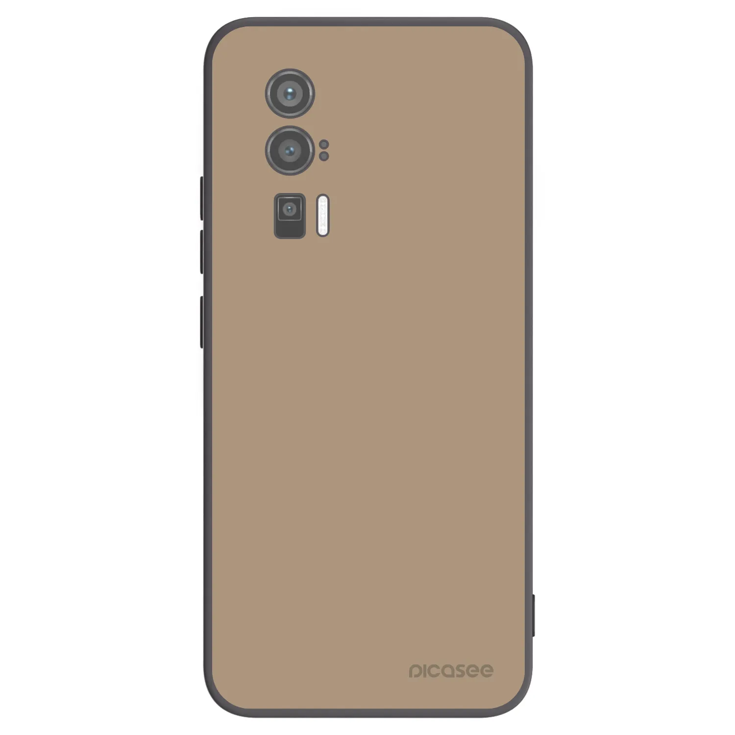 Picasee silikónový čierny obal pre Xiaomi Poco F5 Pro 5G - Soft Sand