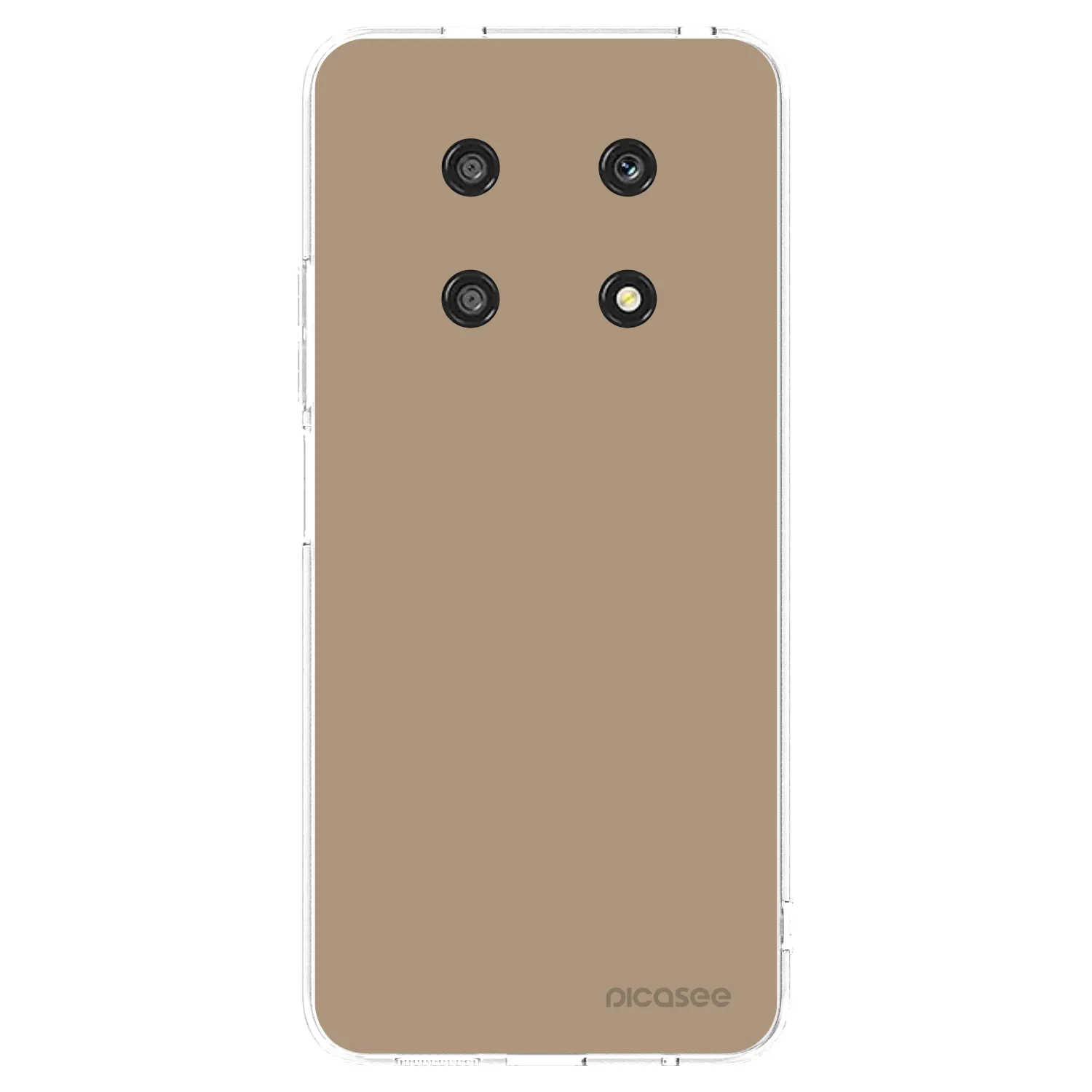 Picasee silikónový prehľadný obal pre Honor Magic4 Lite 5G - Soft Sand