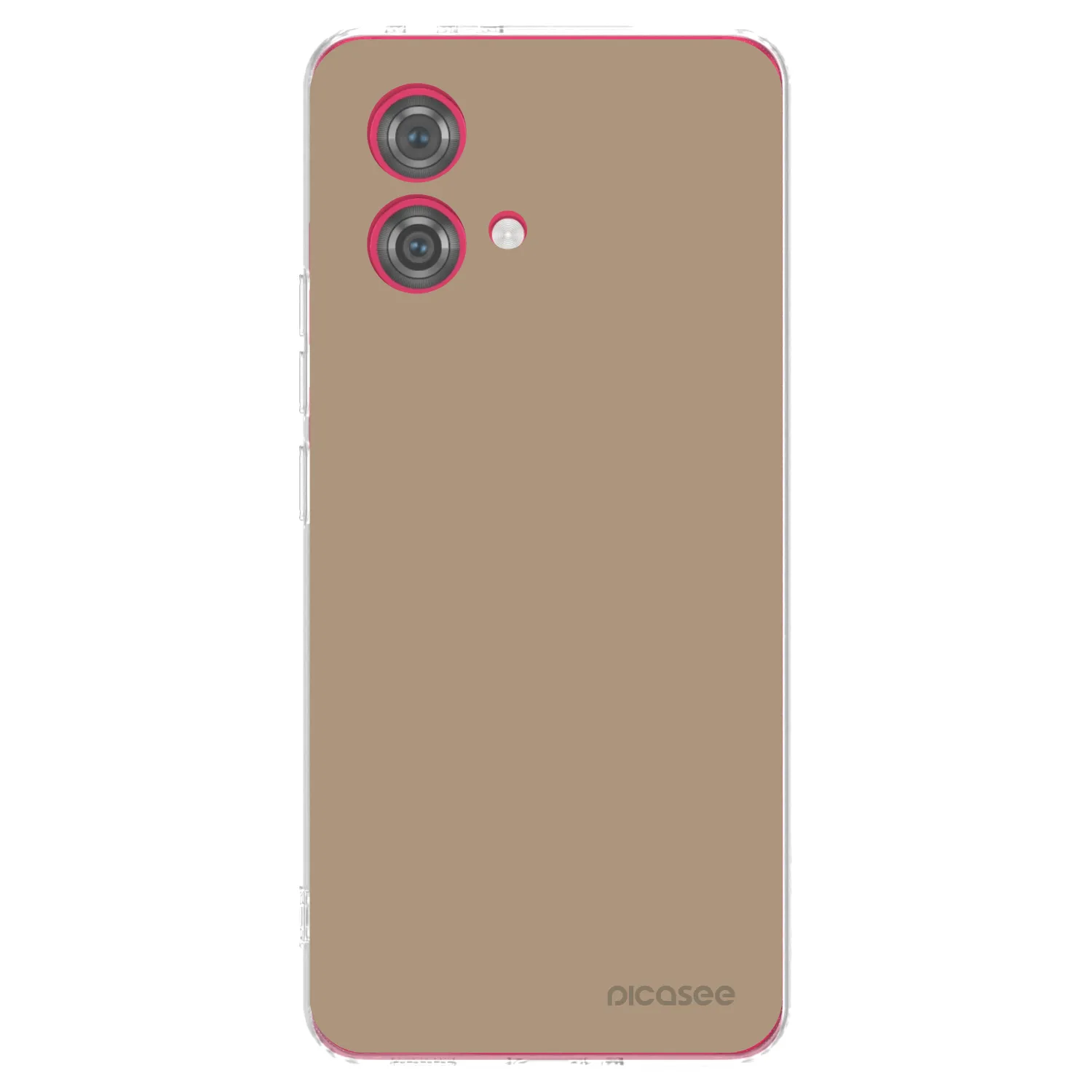 Picasee silikónový prehľadný obal pre Motorola Moto G84 5G - Soft Sand