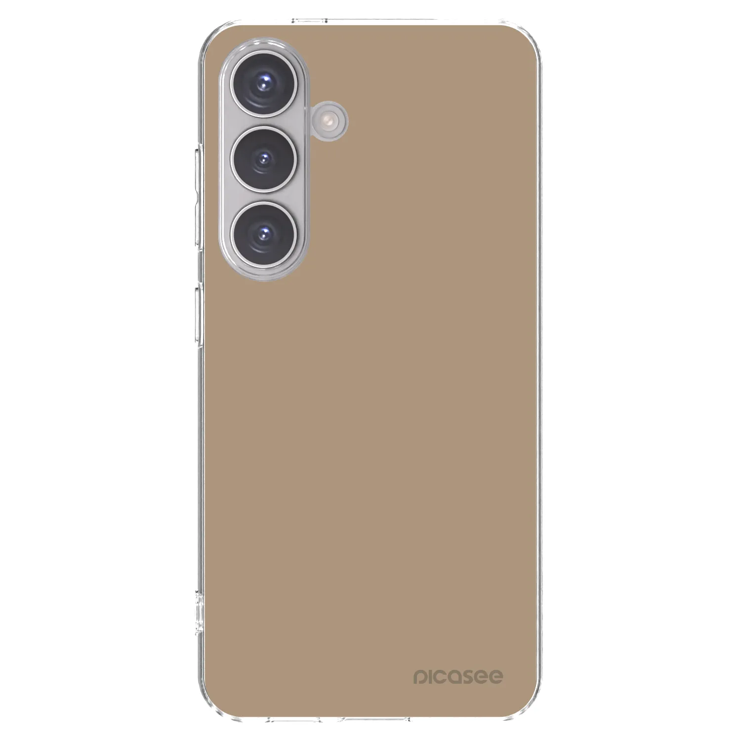 Picasee silikónový prehľadný obal pre Samsung Galaxy S24 S921B 5G - Soft Sand