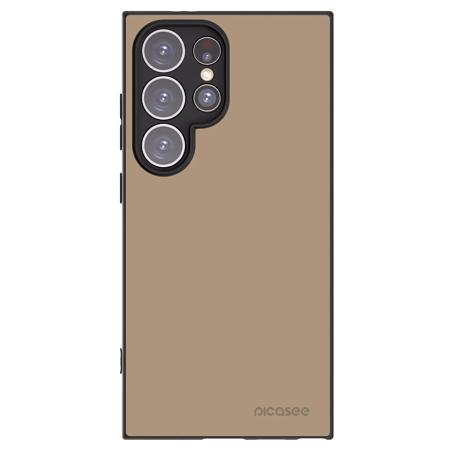 Picasee silikónový čierny obal pre Samsung Galaxy S24 Ultra S928B 5G - Soft Sand