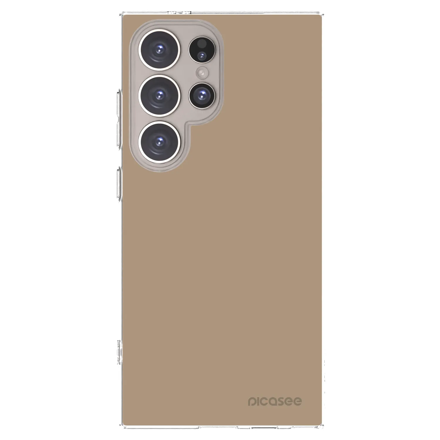 Picasee silikónový prehľadný obal pre Samsung Galaxy S24 Ultra S928B 5G - Soft Sand
