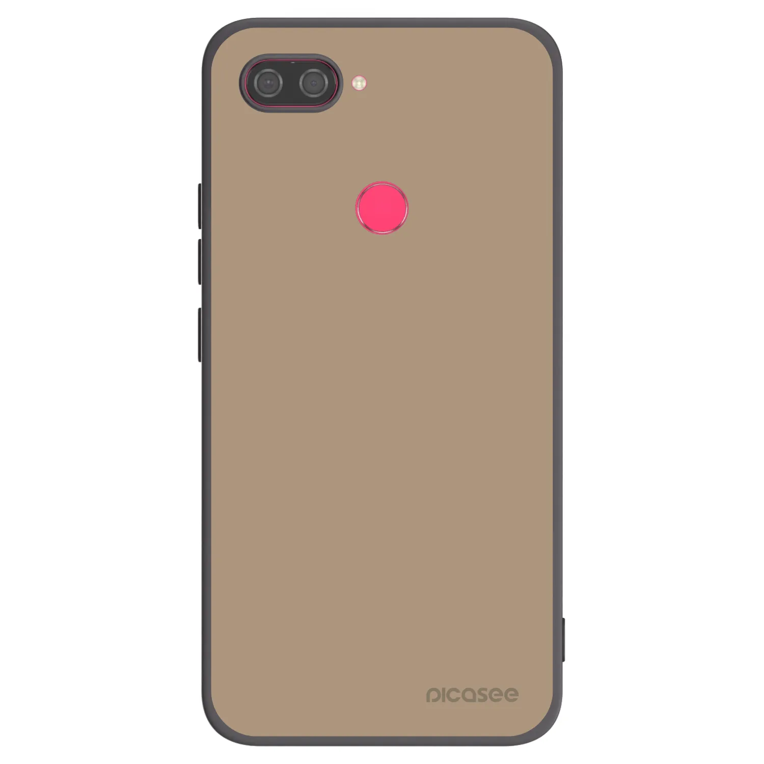 Picasee silikónový čierny obal pre Xiaomi Mi 8 Lite - Soft Sand