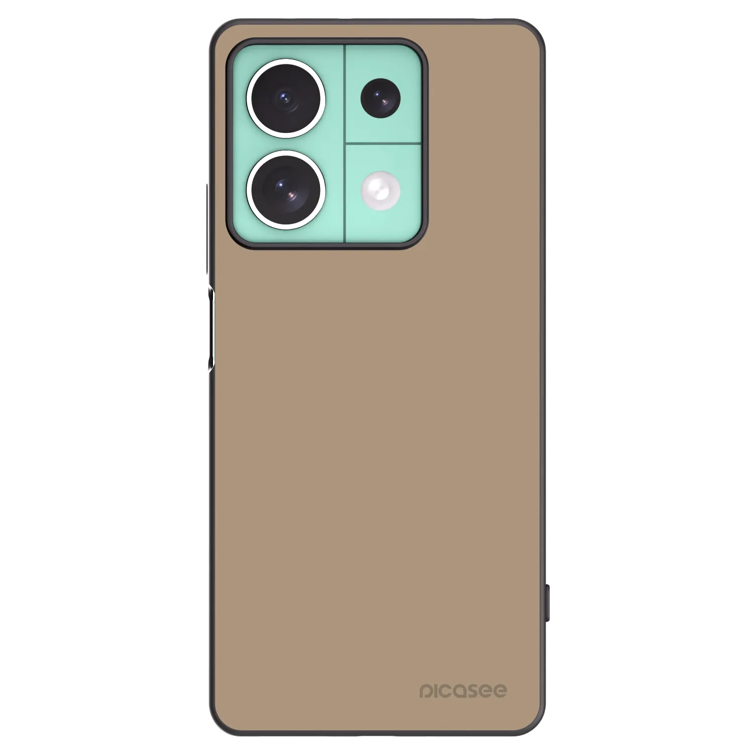 Picasee silikónový čierny obal pre Xiaomi Redmi Note 13 5G - Soft Sand