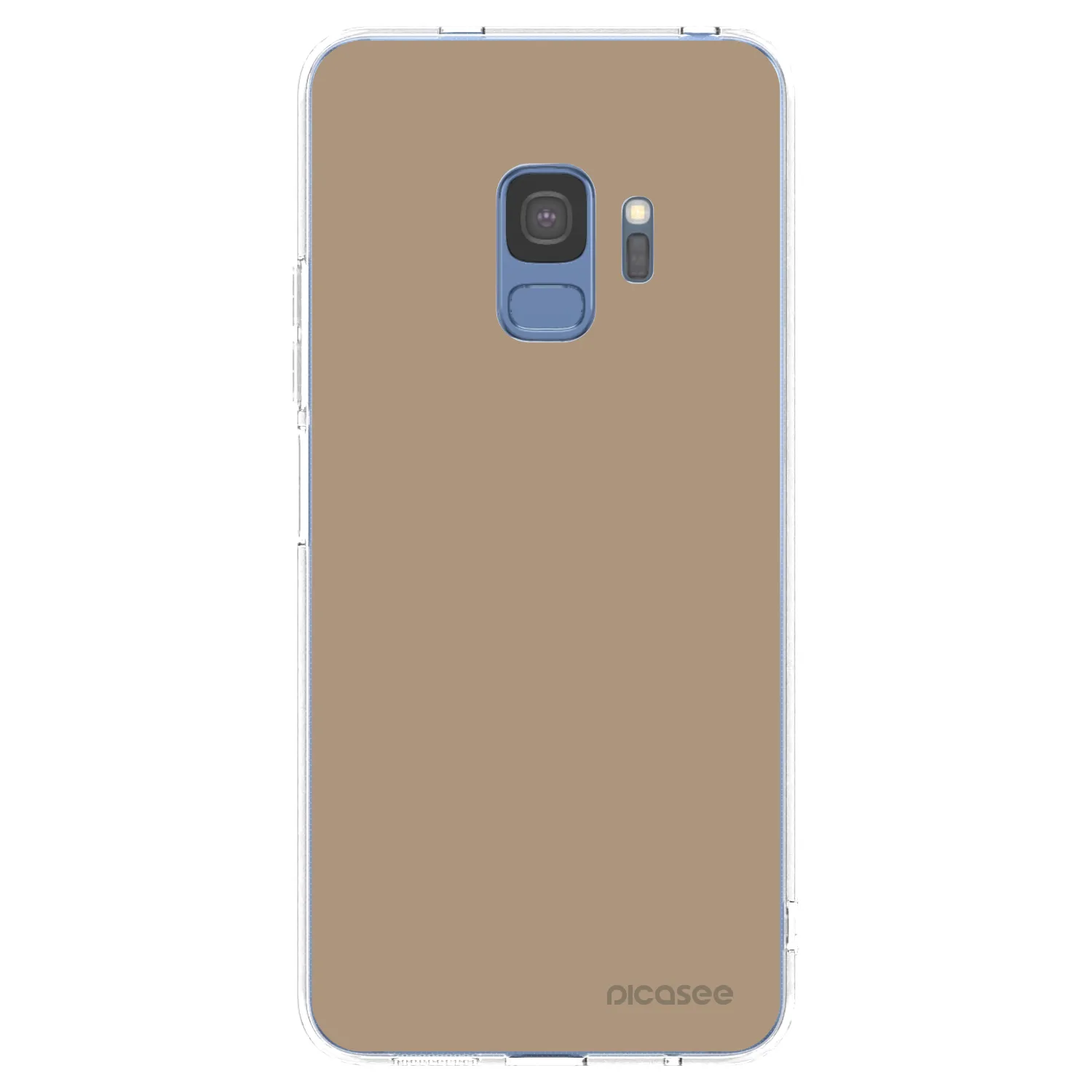 Picasee silikónový prehľadný obal pre Samsung Galaxy S9 G960F - Soft Sand