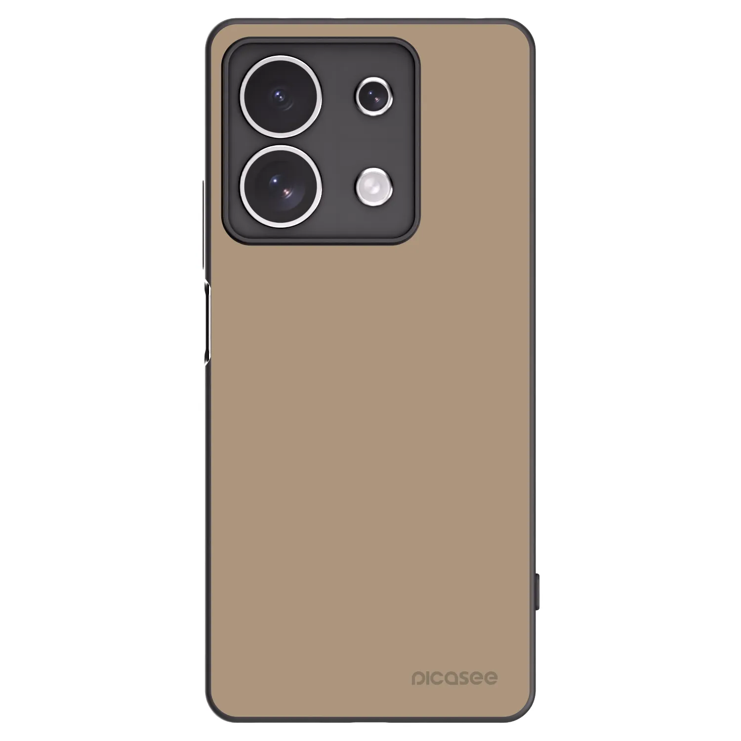 Picasee silikónový čierny obal pre Xiaomi Redmi Note 13 4G - Soft Sand