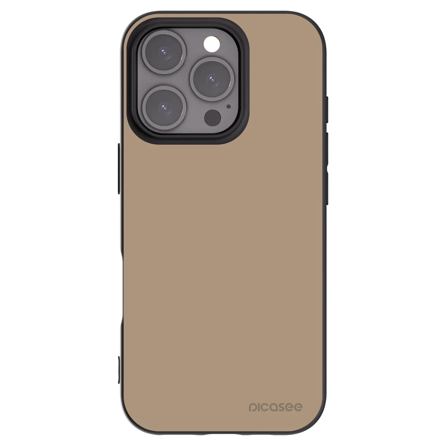 Picasee silikónový čierny obal pre Apple iPhone 16 Pro - Soft Sand