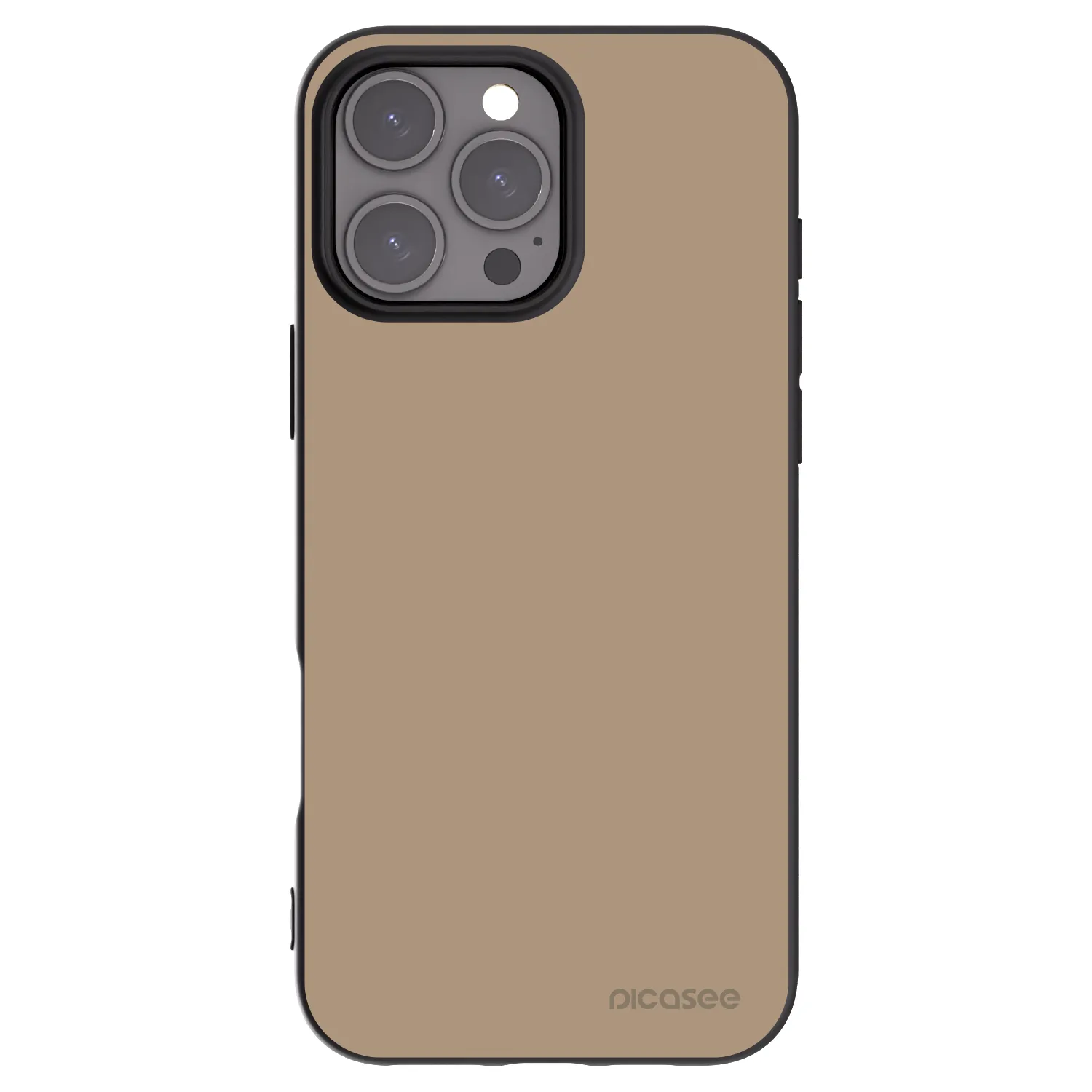 Picasee silikónový čierny obal pre Apple iPhone 16 Pro Max - Soft Sand