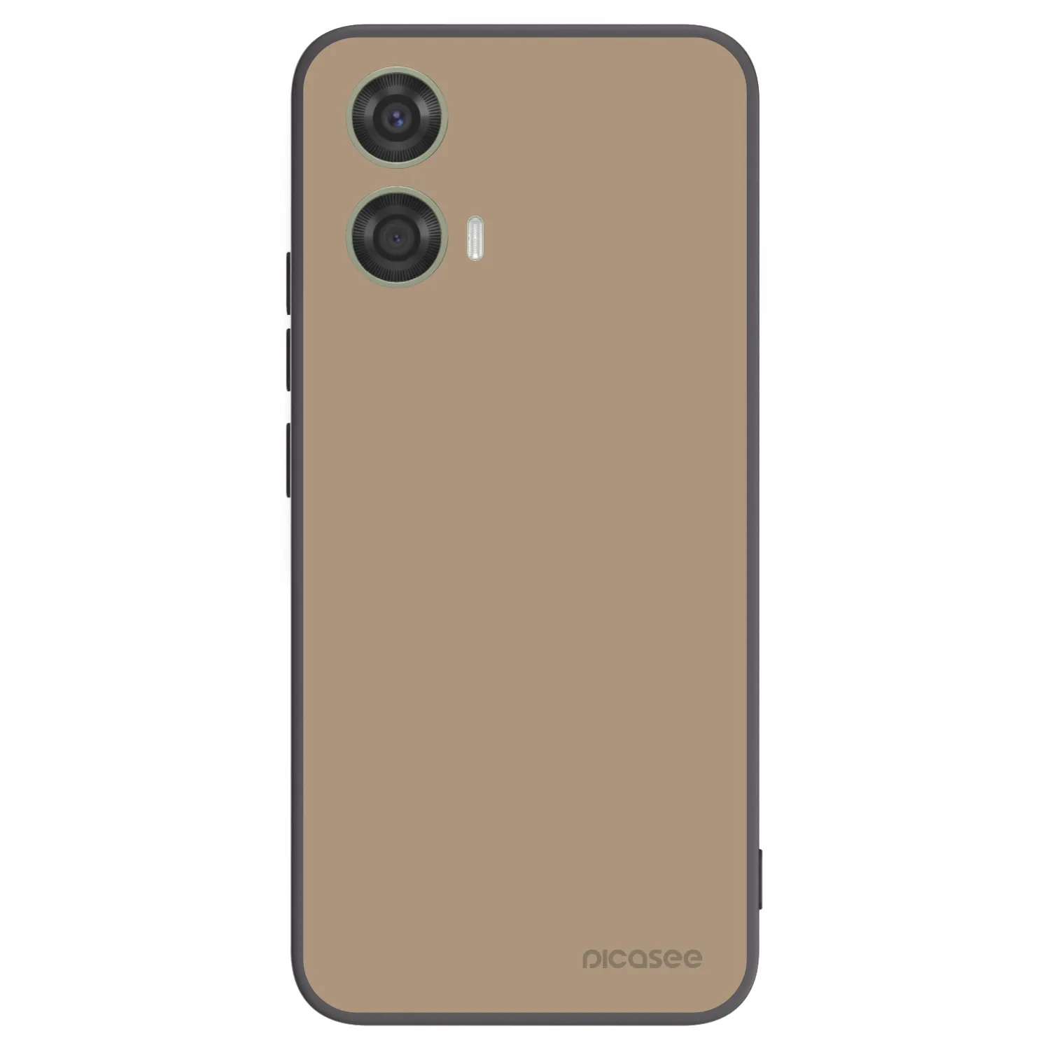 Picasee silikónový čierny obal pre Motorola Moto G24 - Soft Sand