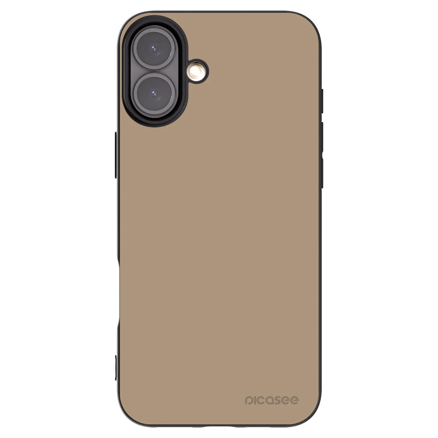 Picasee silikónový čierny obal pre Apple iPhone 16 Plus - Soft Sand