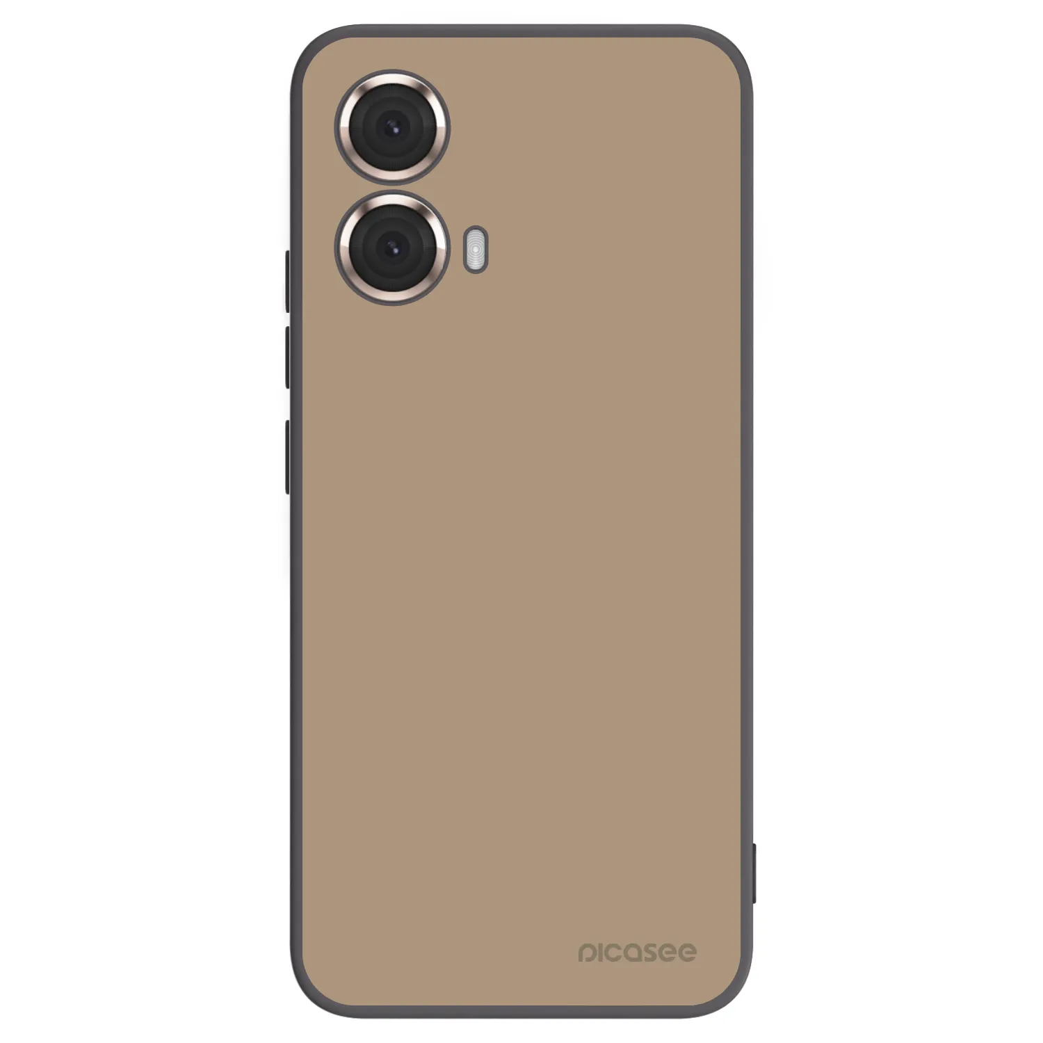 Silikónový čierny obal pre Motorola Moto G85 - Soft Sand