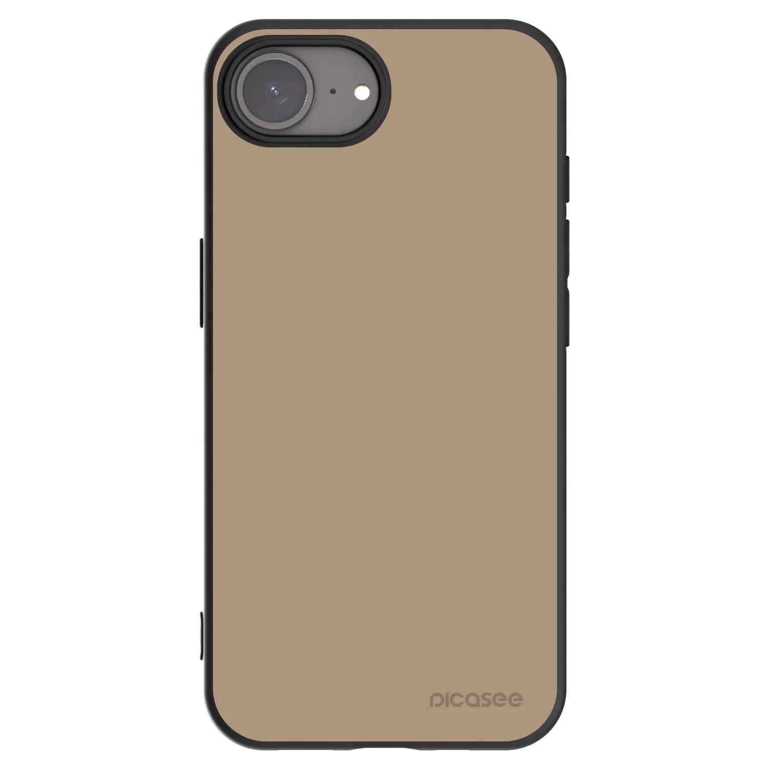 Picasee silikónový čierny obal pre Apple iPhone 16e - Soft Sand