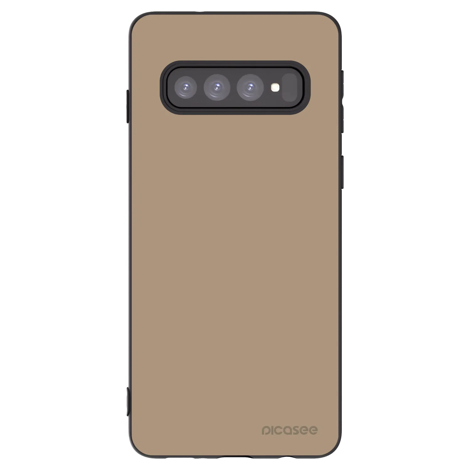 Picasee silikónový čierny obal pre Samsung Galaxy S10 G973 - Soft Sand