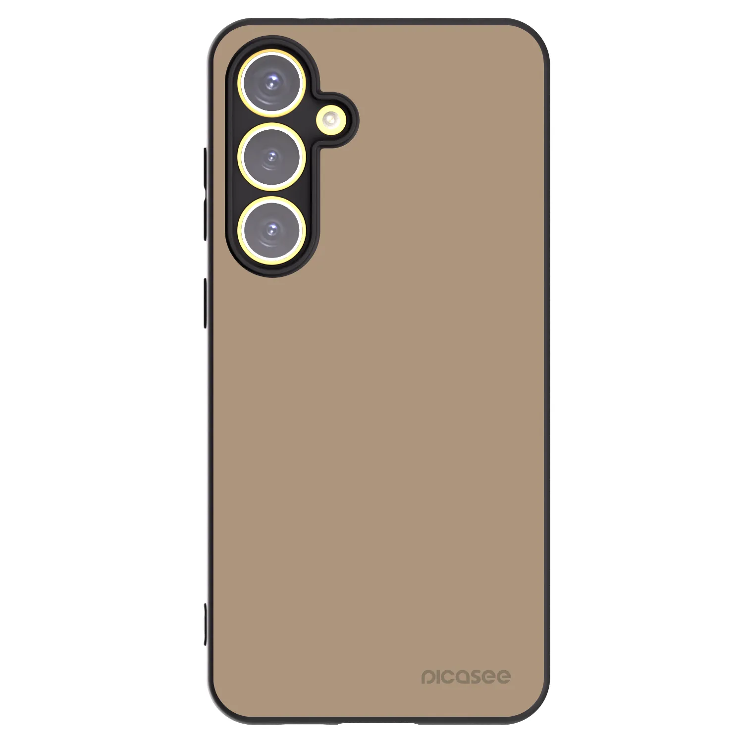 Picasee silikónový čierny obal pre Samsung Galaxy S24 FE S721B - Soft Sand