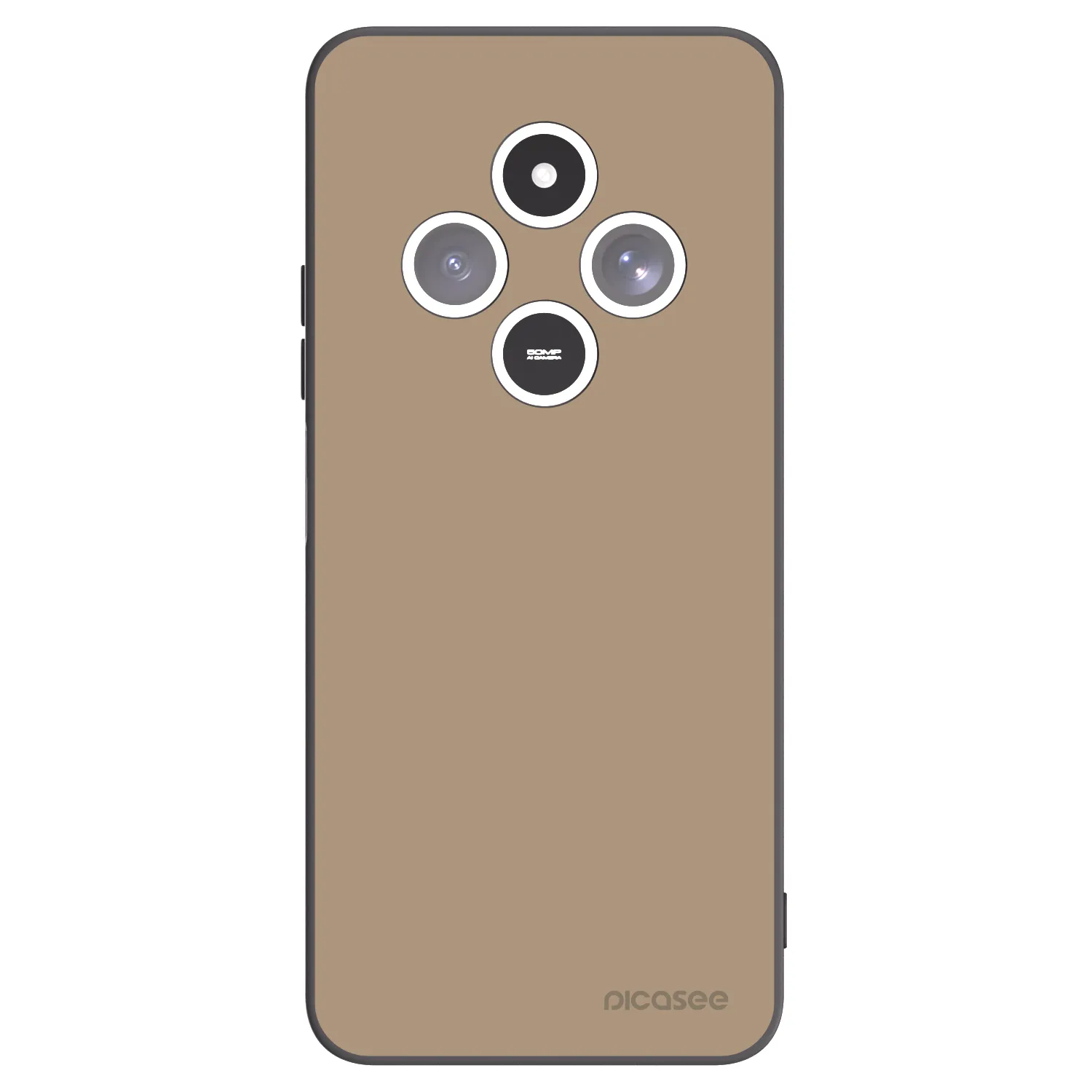 Picasee silikónový čierny obal pre Xiaomi Redmi 14C - Soft Sand