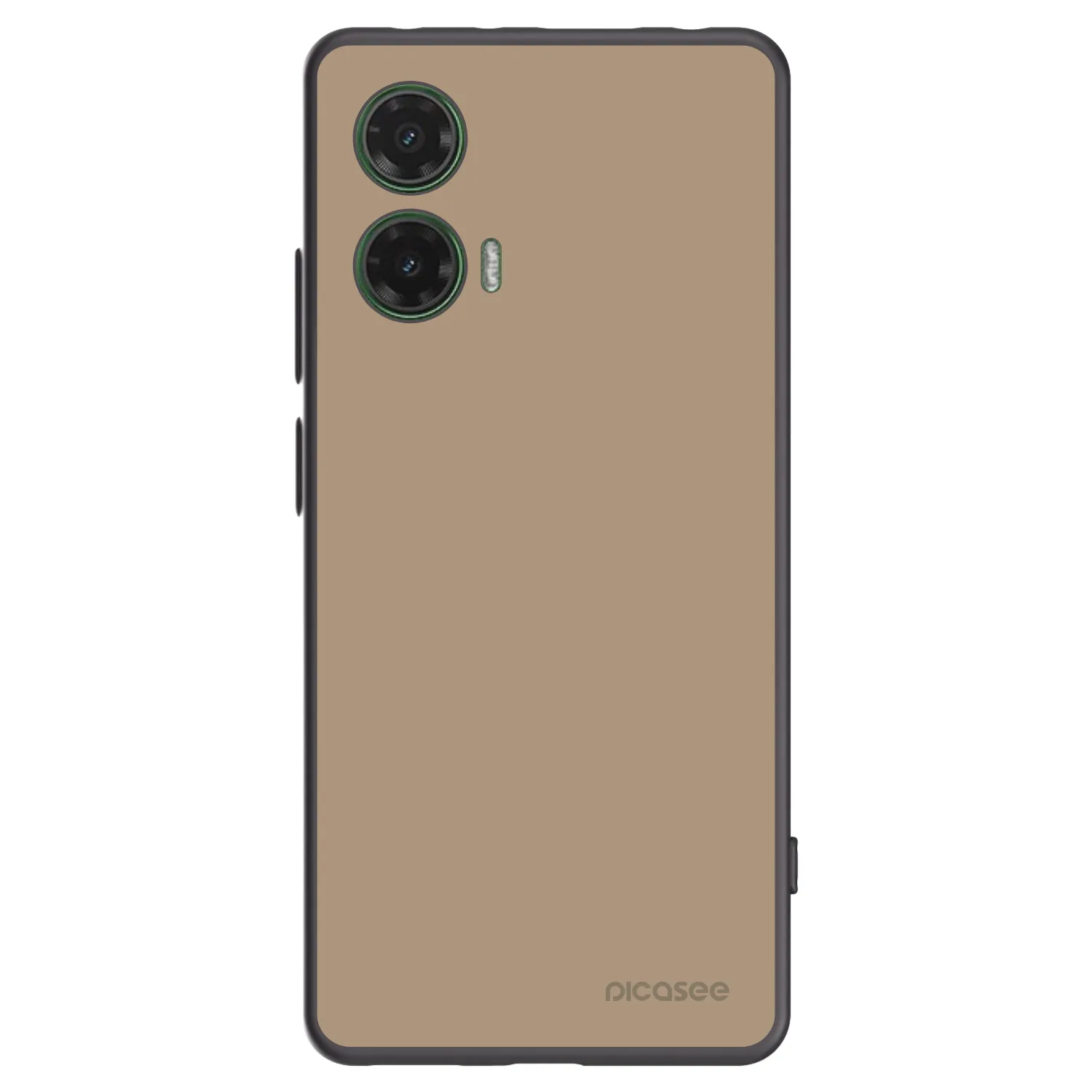 Picasee silikónový čierny obal pre Motorola Moto G35 5G - Soft Sand