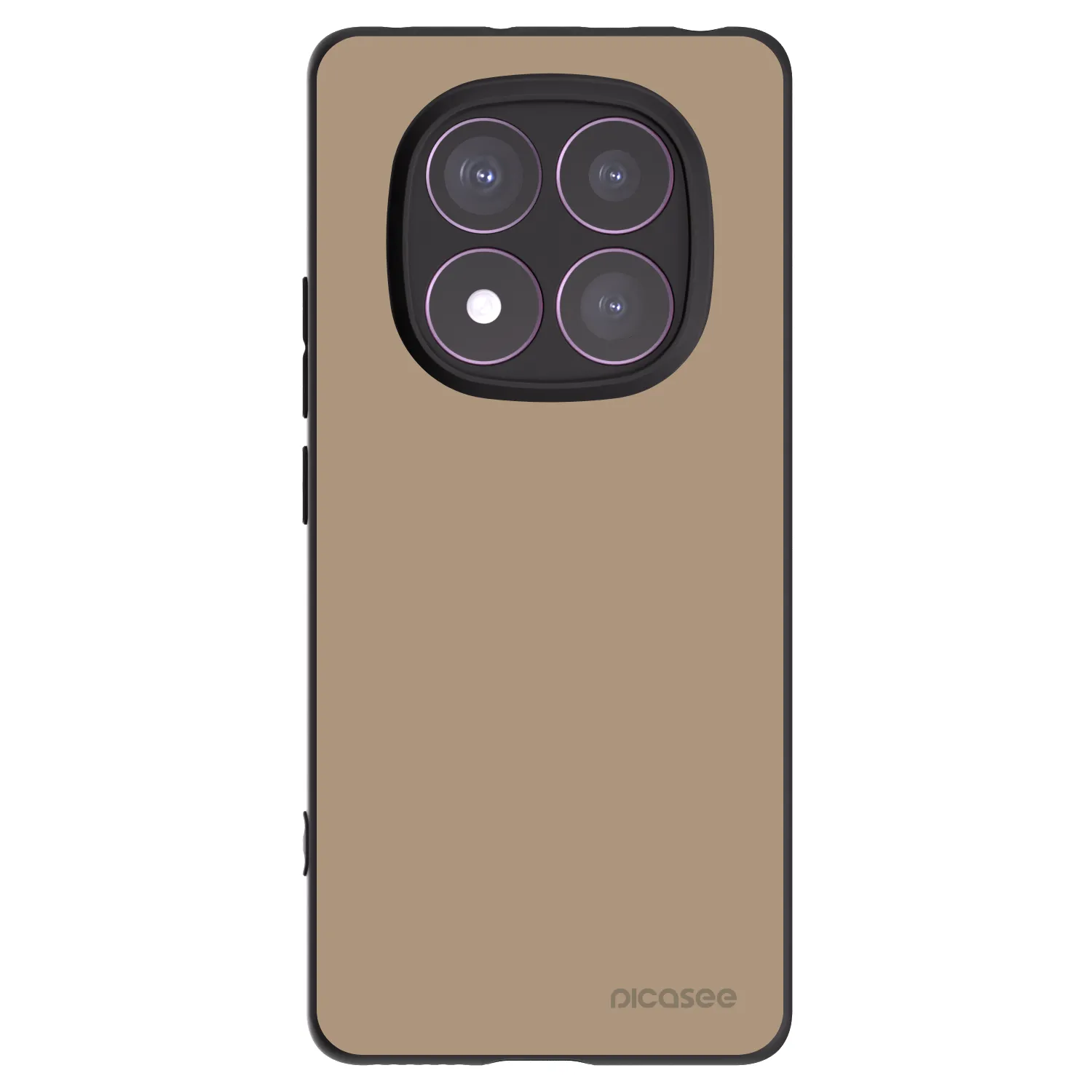 Picasee silikónový čierny obal pre Xiaomi Redmi Note 14 Pro 4G - Soft Sand